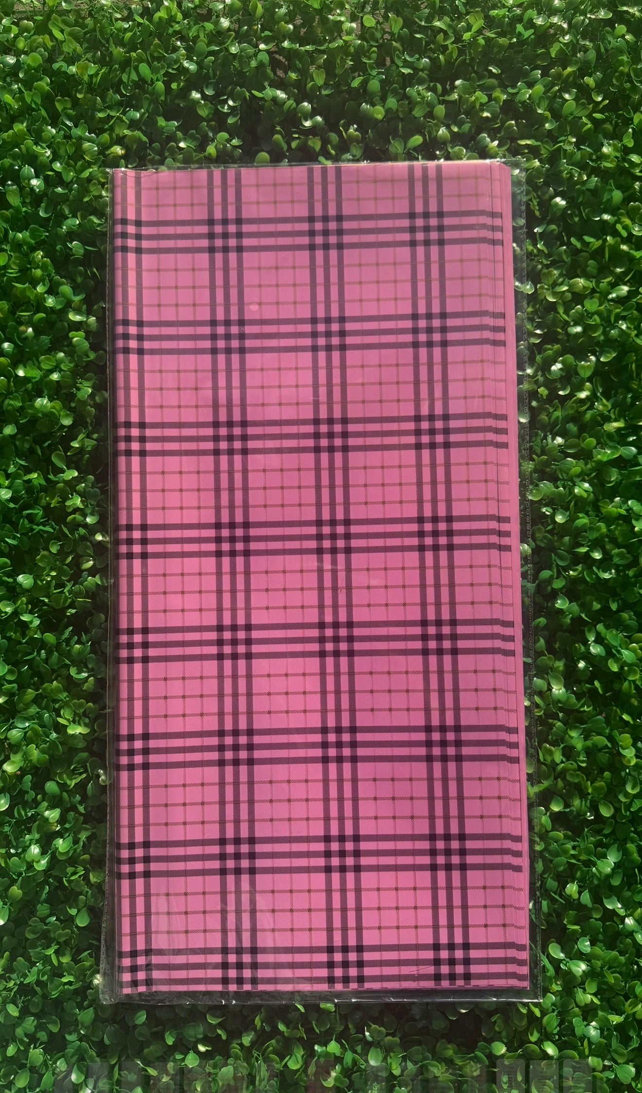 Plaid Solid Wrap