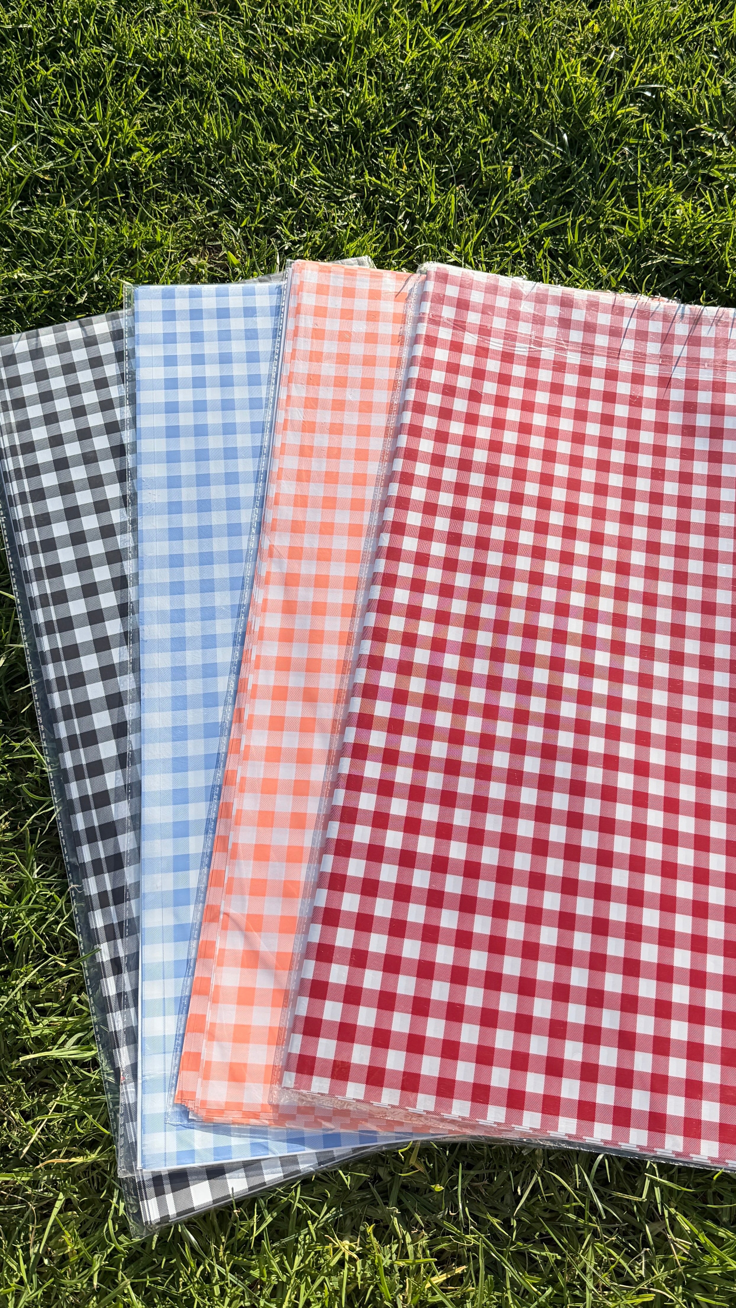 Gingham Floral Wrap