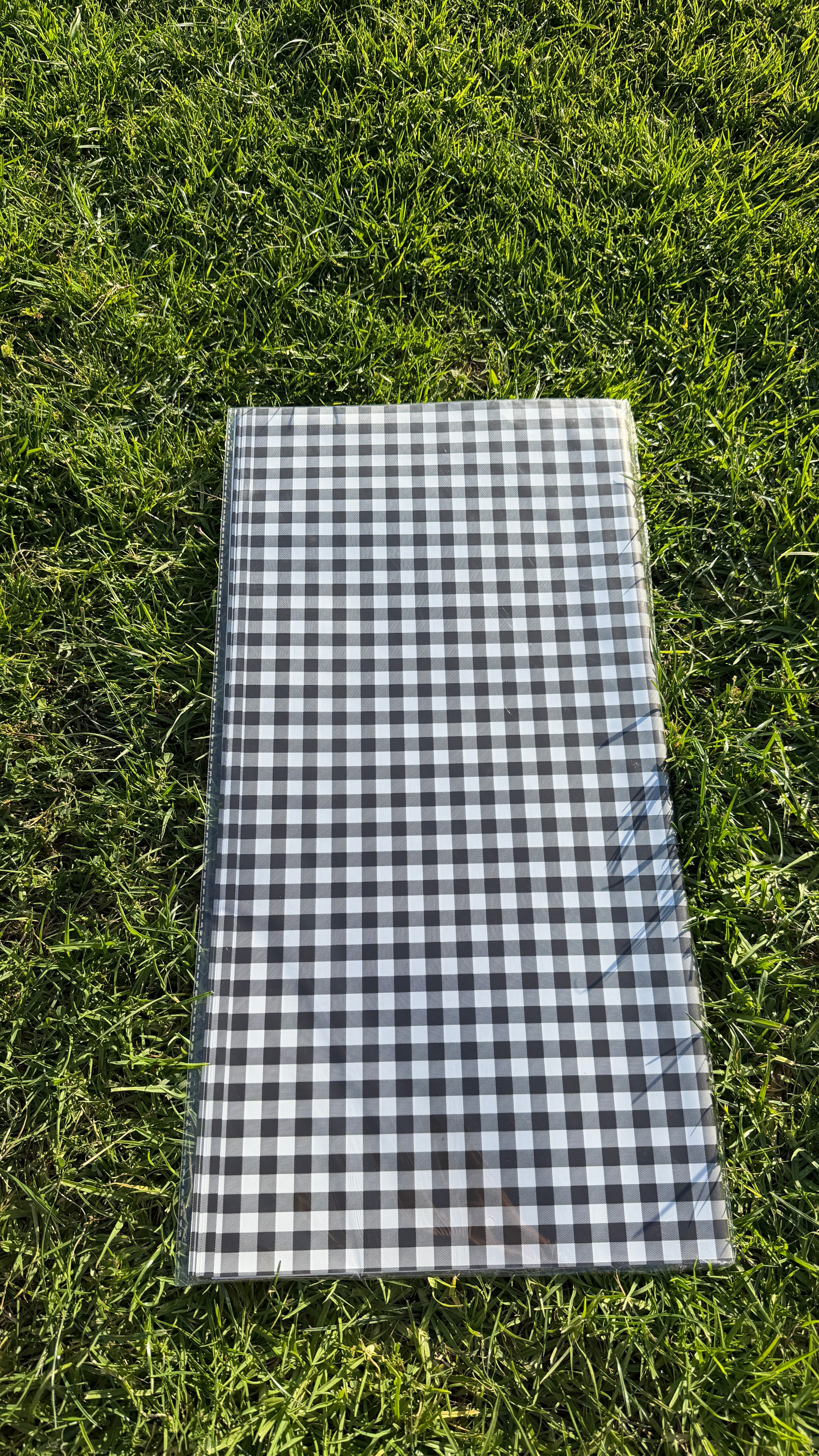 Gingham Floral Wrap