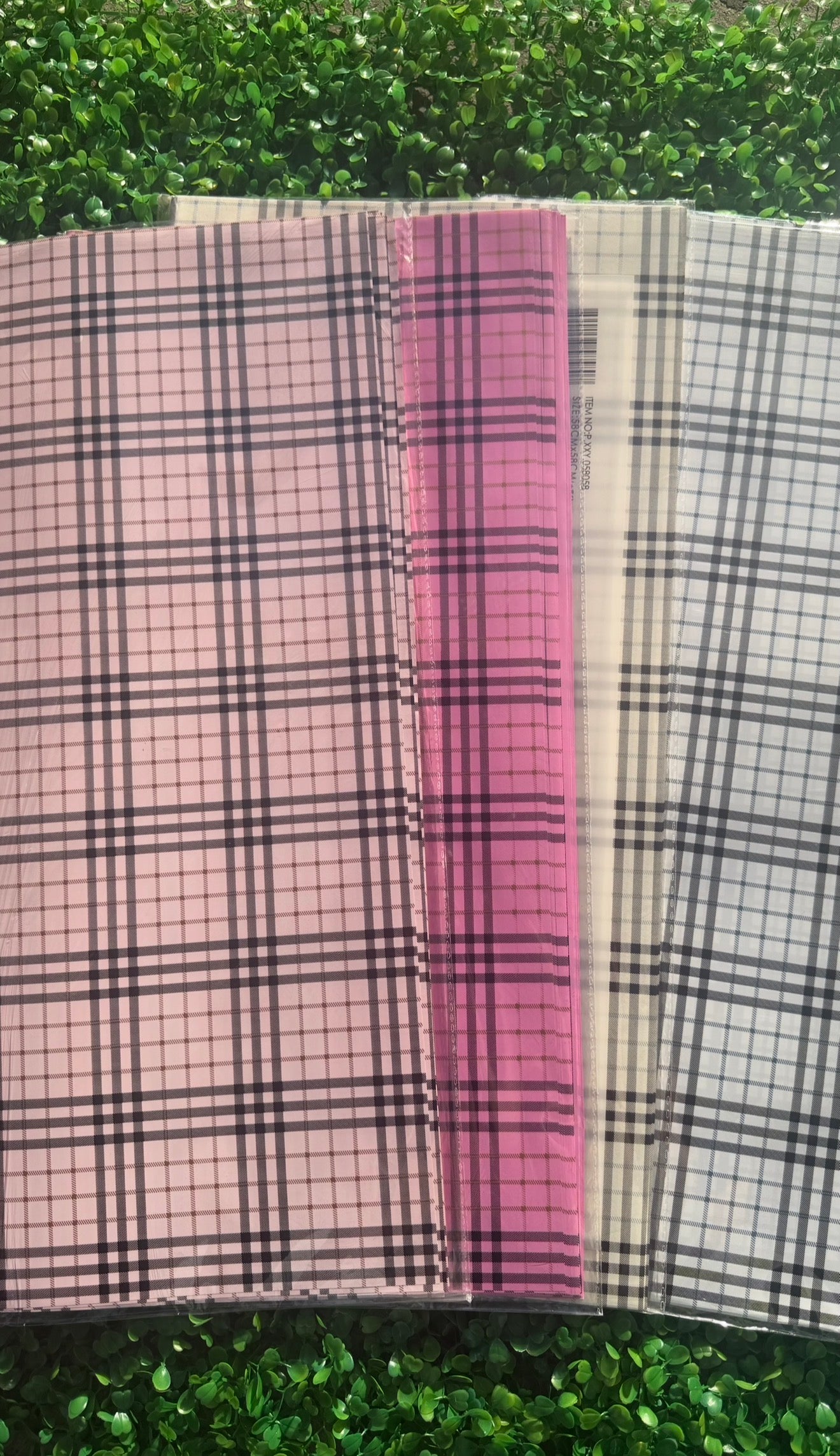 Plaid Solid Wrap