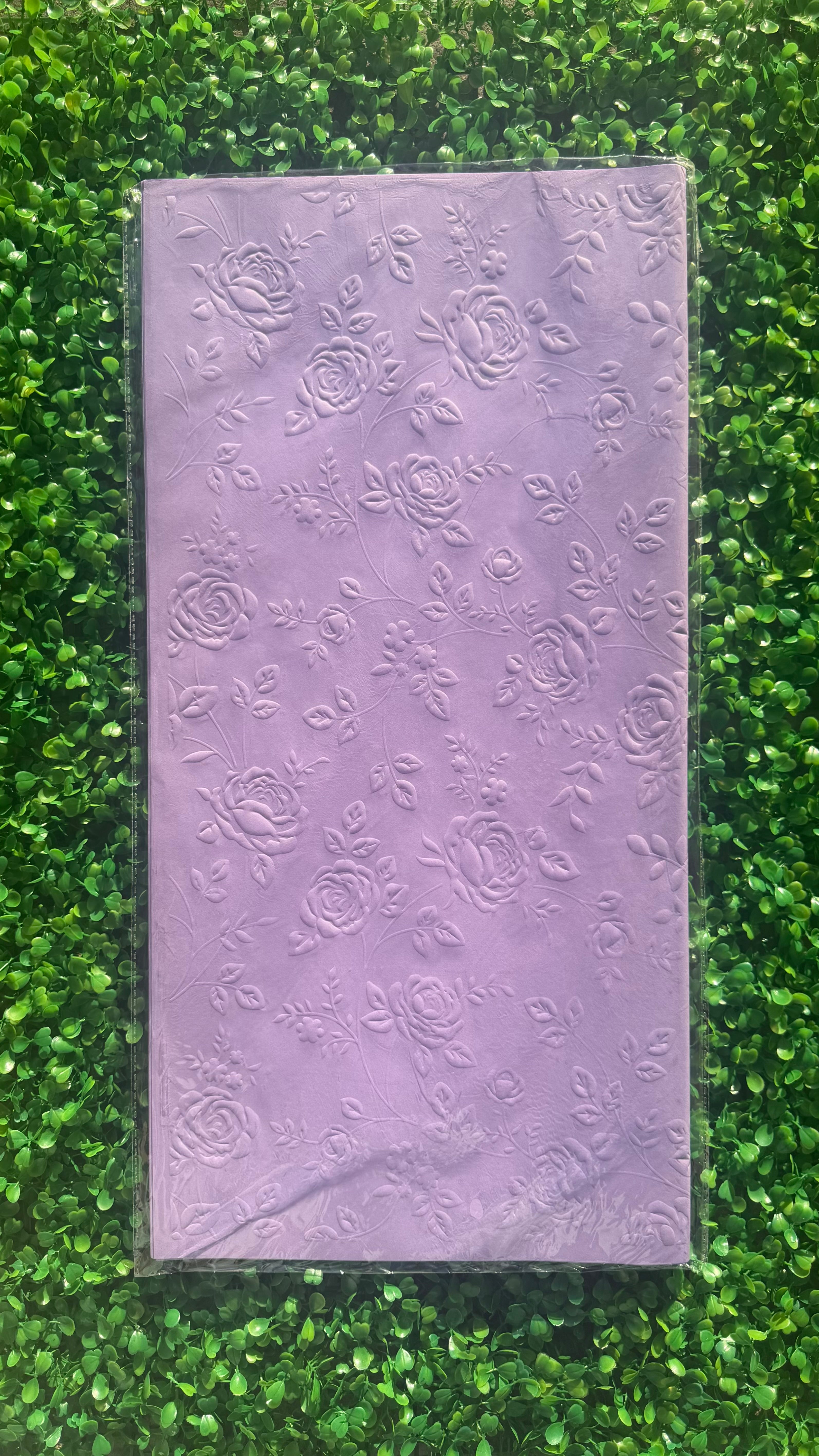 Rose Embossed Floral Wrap