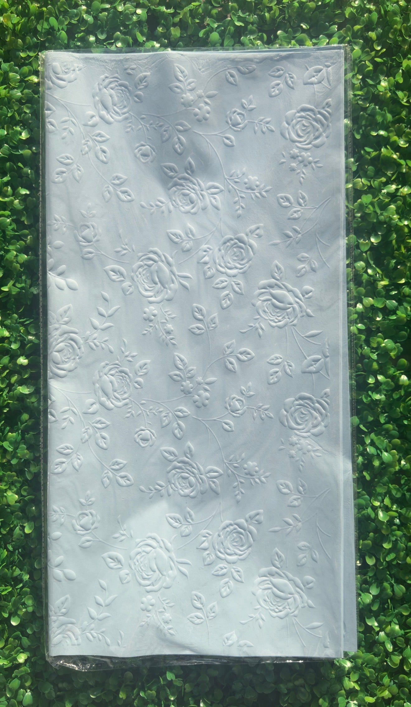 Rose Embossed Floral Wrap