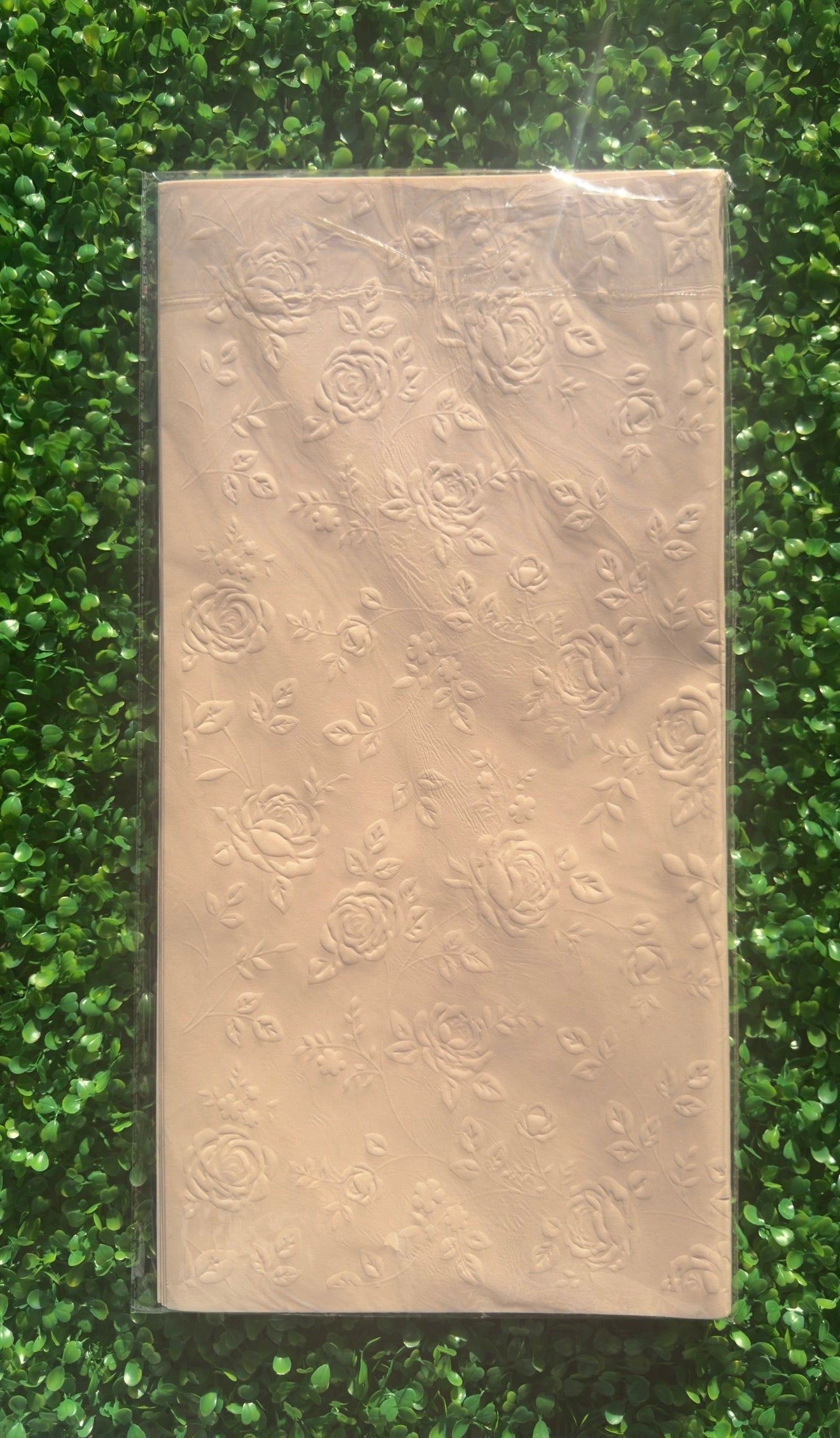 Rose Embossed Floral Wrap