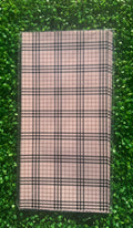 Plaid Solid Wrap