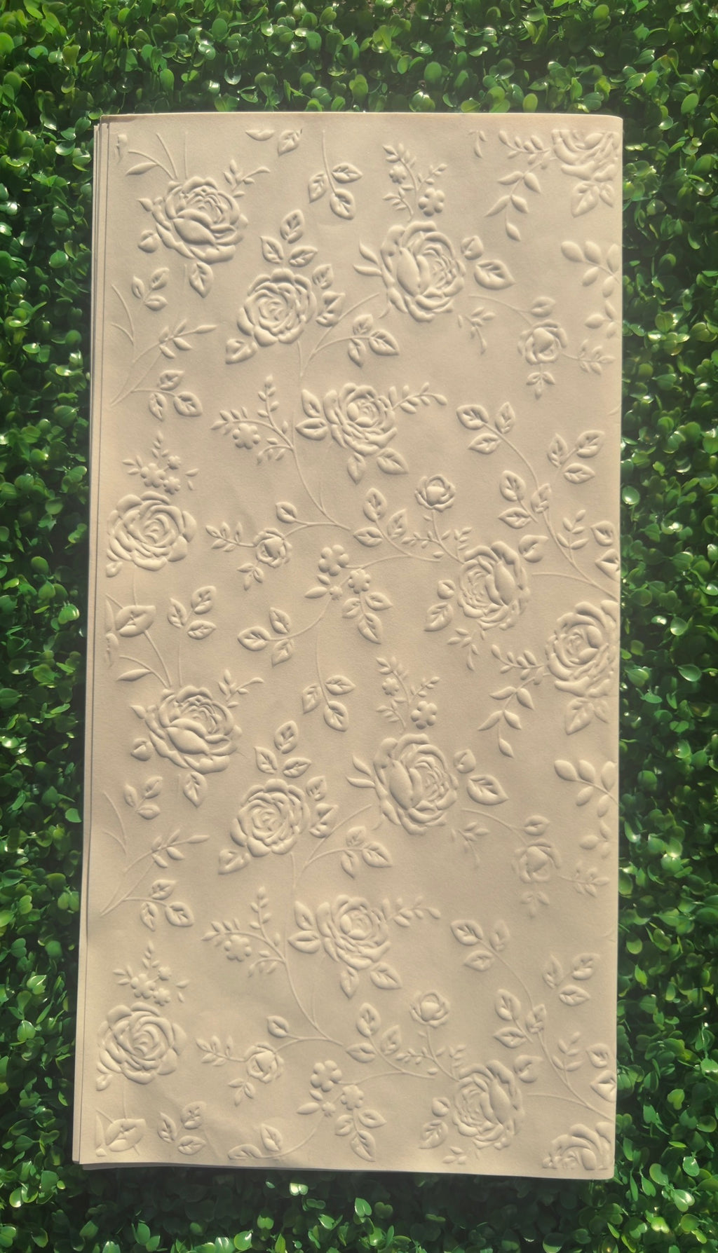 Rose Embossed Floral Wrap