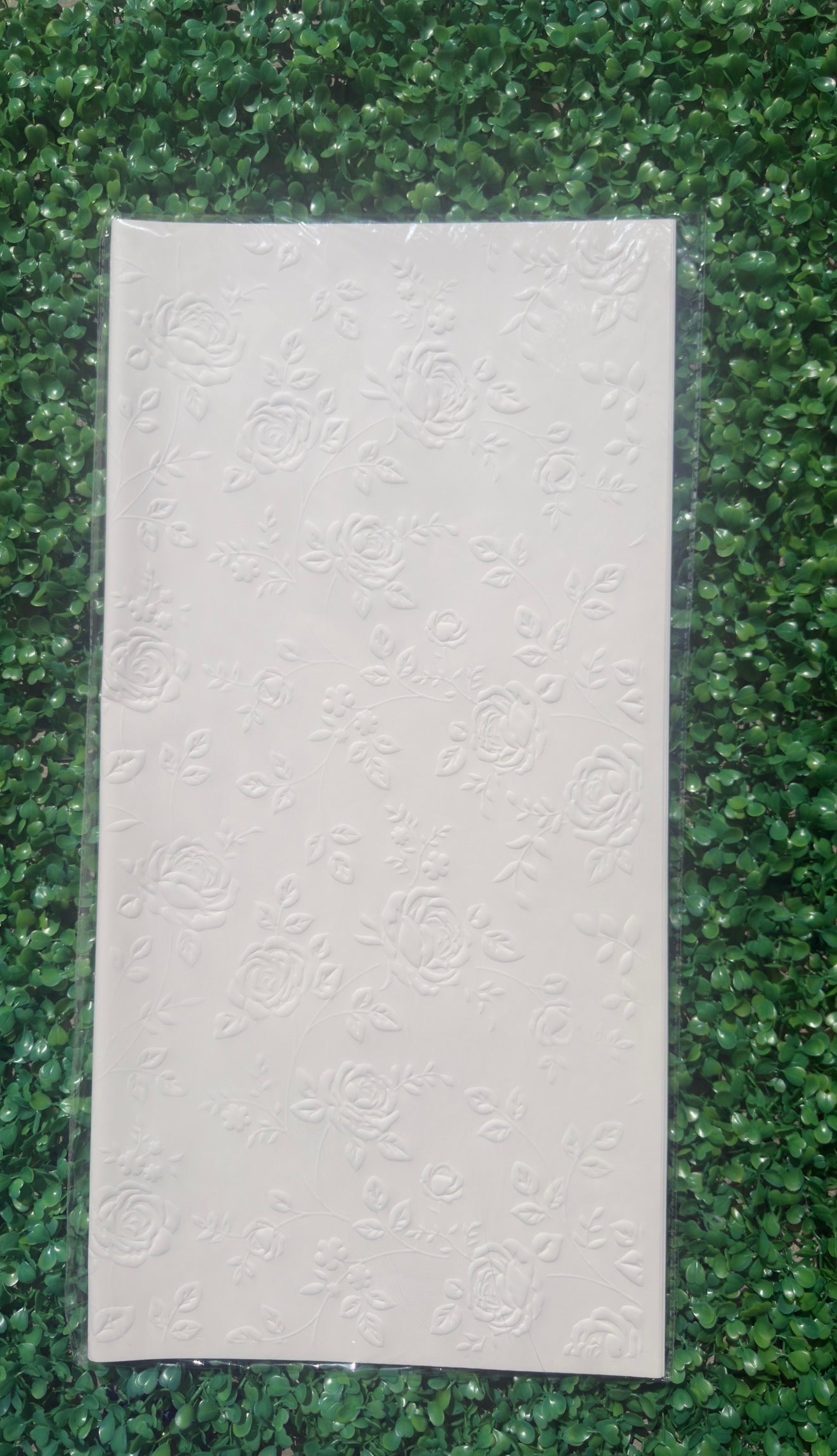 Rose Embossed Floral Wrap