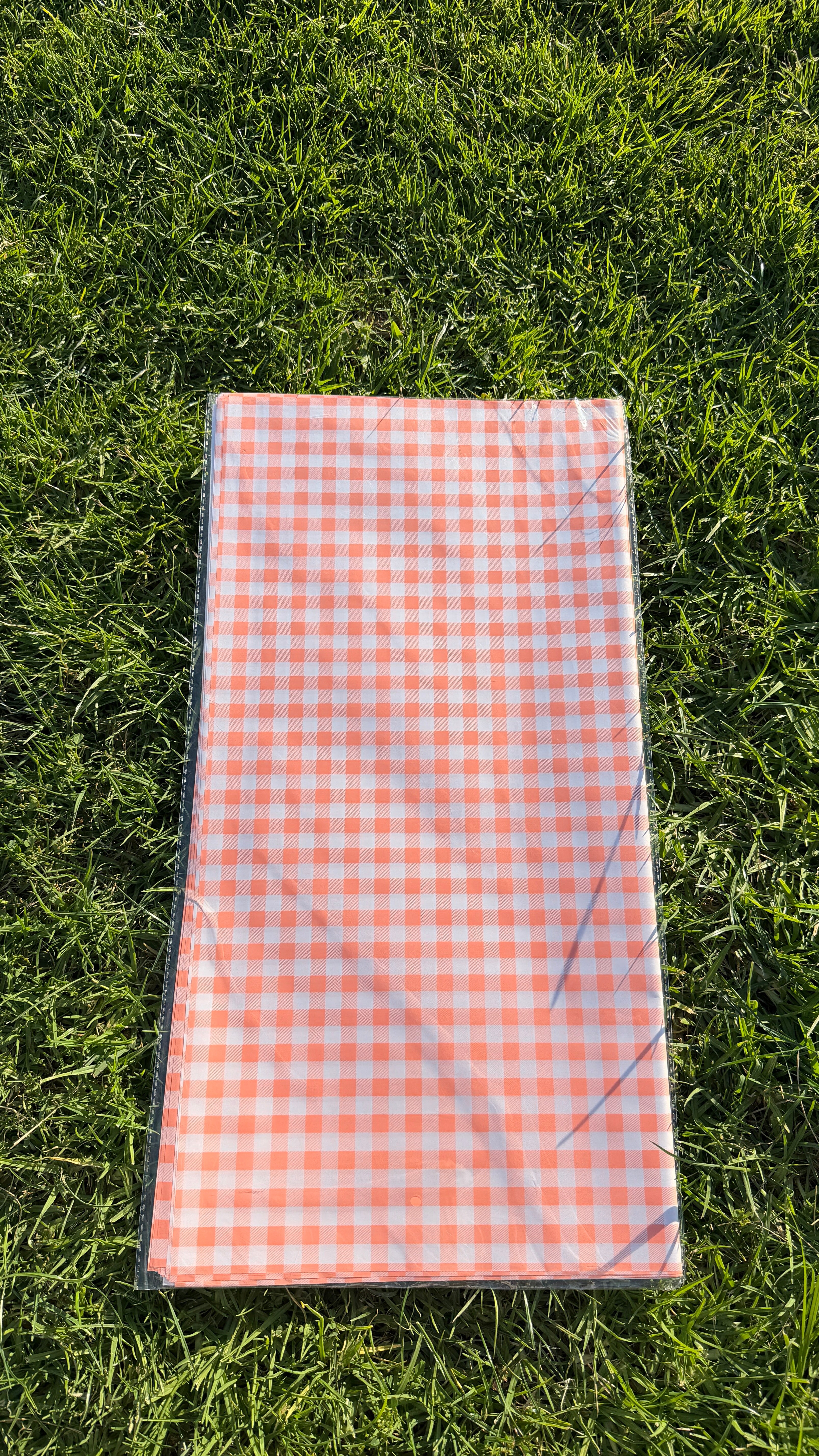 Gingham Floral Wrap