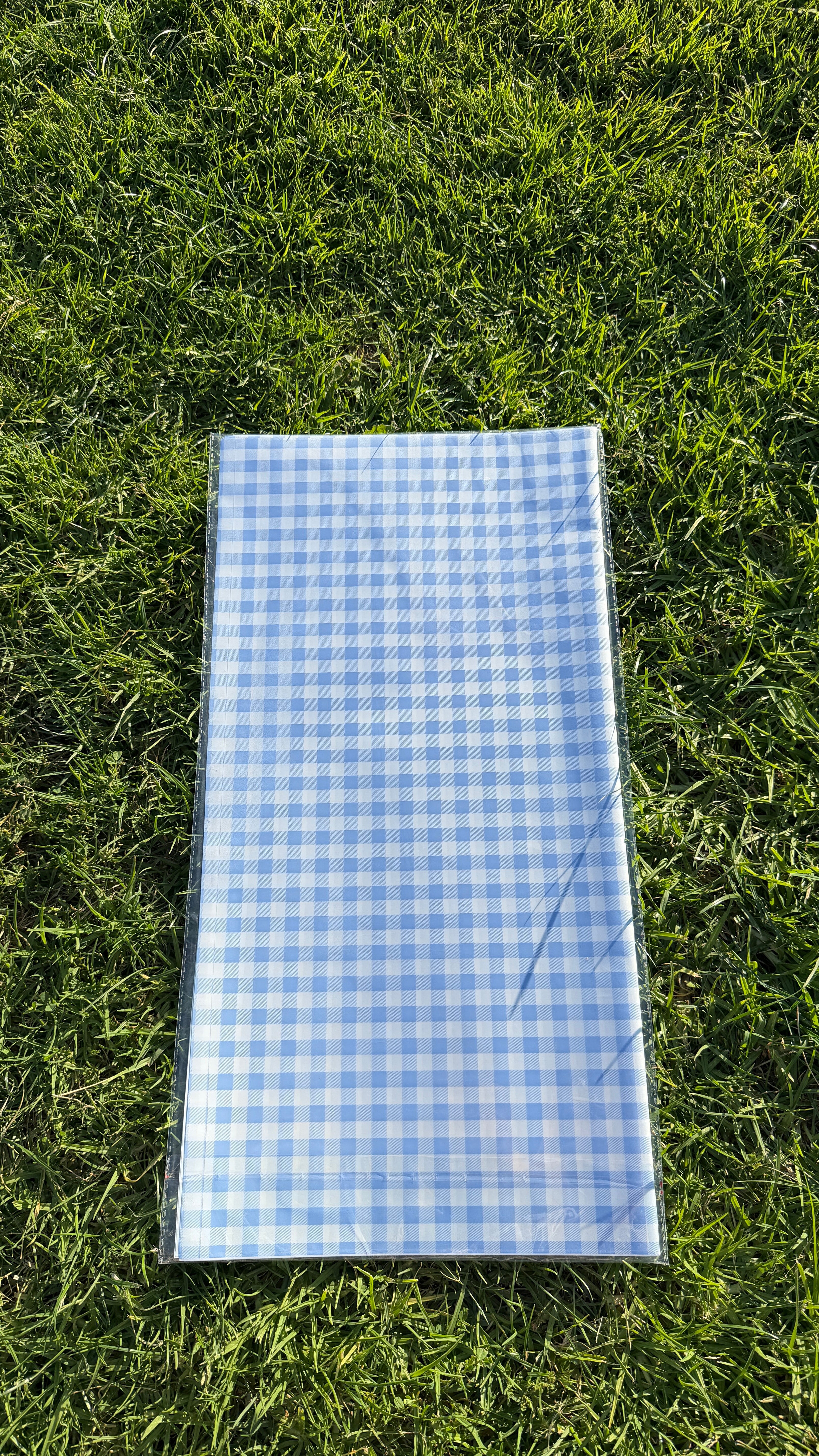 Gingham Floral Wrap