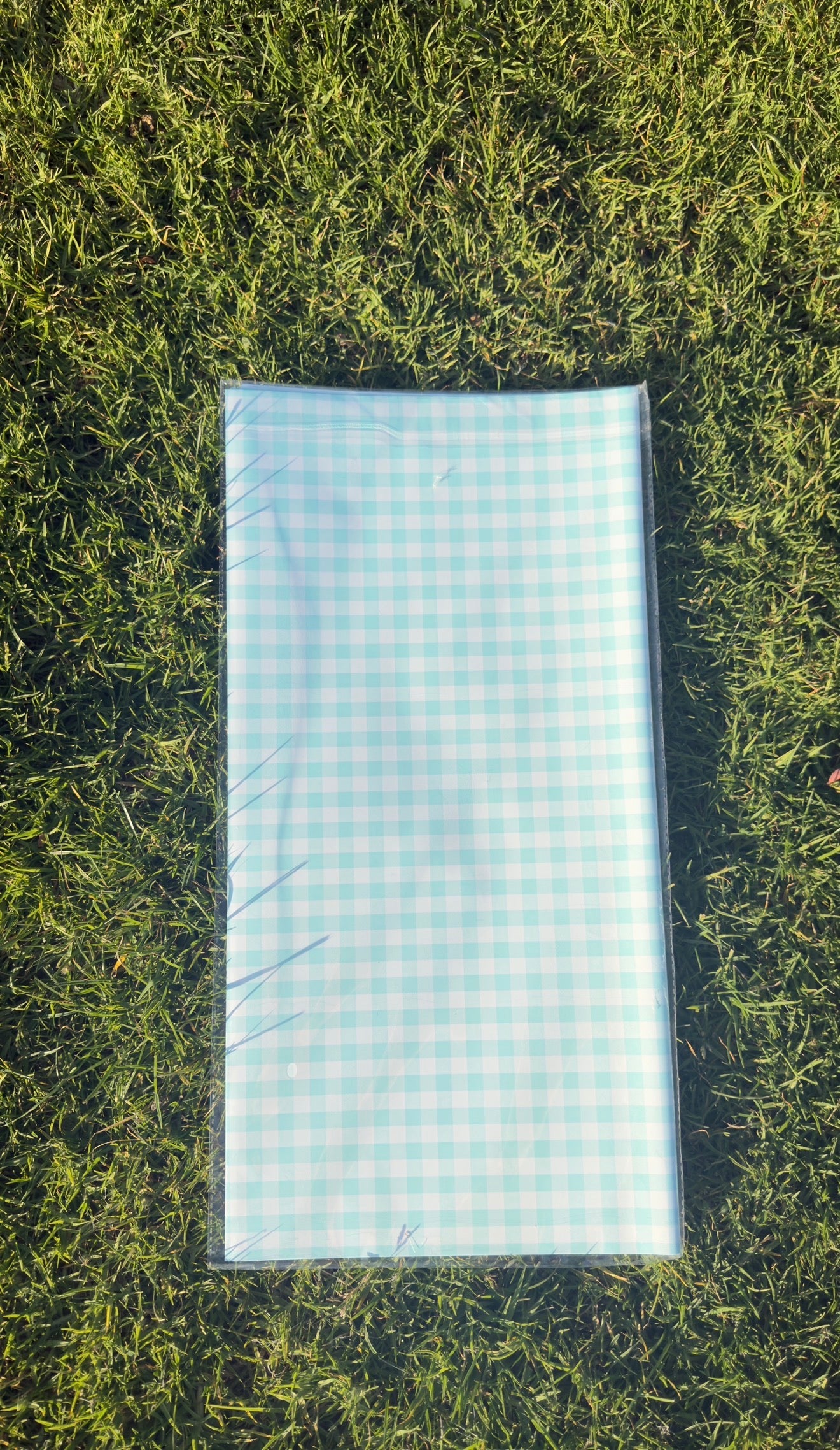 Gingham Floral Wrap