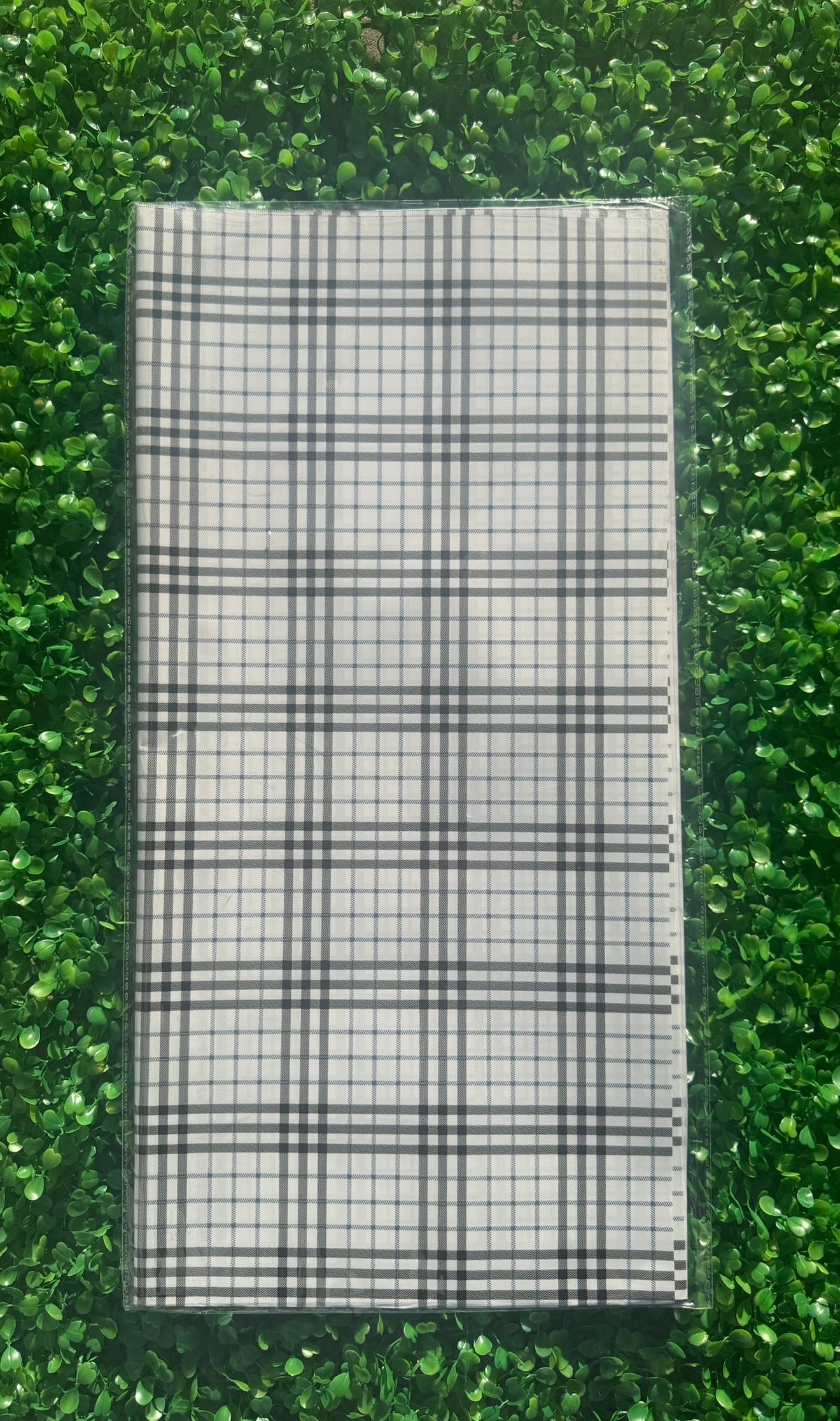 Plaid Solid Wrap